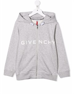 Худи на молнии с логотипом Givenchy kids