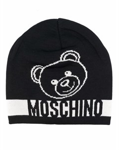 Шапка бини с логотипом Moschino