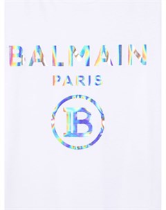 Футболка с логотипом Balmain kids