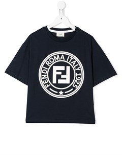 Футболка с логотипом Fendi kids