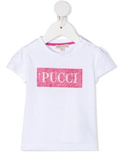 Футболка с кристаллами Emilio pucci junior