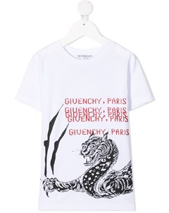 Футболка с короткими рукавами и логотипом Givenchy kids