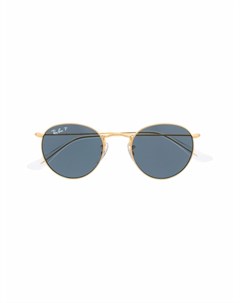 Затемненные солнцезащитные очки в круглой оправе Ray-ban junior