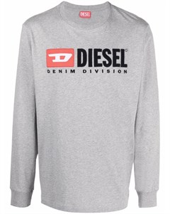 Футболка с вышитым логотипом Diesel