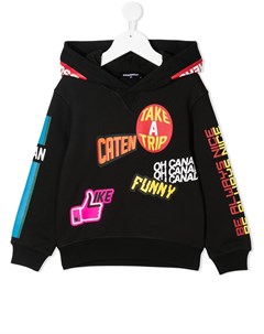 Худи с принтом Dsquared2 kids