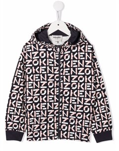 Худи на молнии с логотипом Kenzo kids