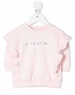 Толстовка с оборками и логотипом Givenchy kids