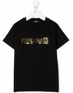 Футболка с логотипом Balmain kids