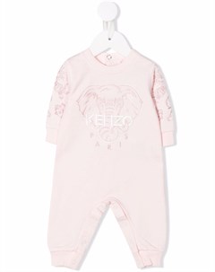 Ромпер из органического хлопка с вышивкой Elephant Kenzo kids