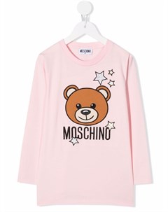 Футболка с принтом Moschino kids