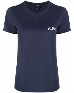 Футболка с логотипом A.p.c.