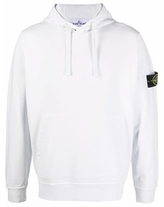 Худи с нашивкой логотипом Stone island