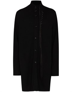 Длинный кардиган со шнуровкой Yohji yamamoto