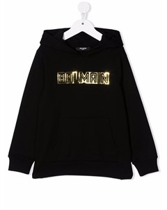 Худи с логотипом Balmain kids