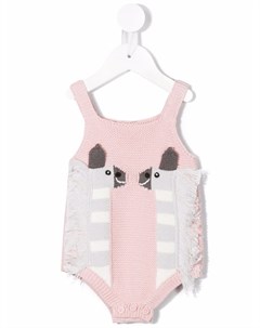 Вязаное боди с узором Stella mccartney kids