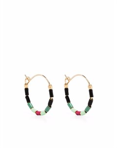 Серьги кольца Colour Stripe Isabel marant