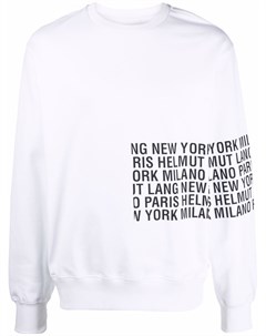 Толстовка с логотипом Helmut lang