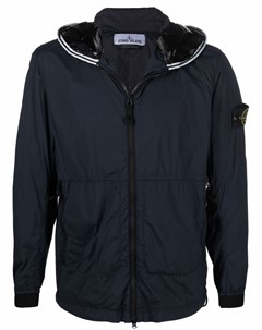 Пуховик с нашивкой Compass Stone island