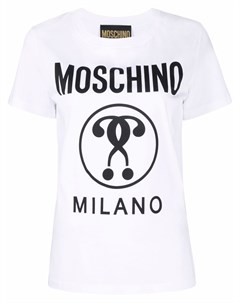 Футболка Double Question Mark Moschino