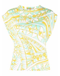 Топ с принтом Bandierine Emilio pucci