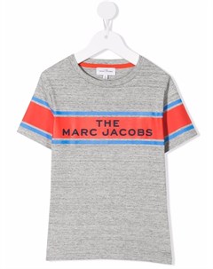 Футболка из органического хлопка с логотипом The marc jacobs kids