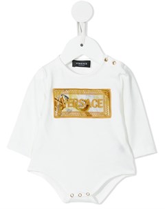 Боди с вышитым логотипом Versace kids