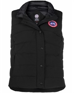 Дутый жилет с нашивкой логотипом Canada goose