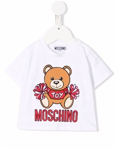 Футболка с логотипом Moschino kids