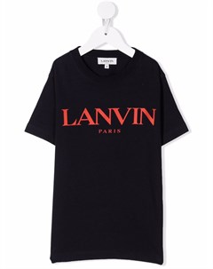 Футболка с логотипом Lanvin enfant