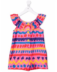 Комбинезон в стиле колор блок с оборками Stella mccartney kids