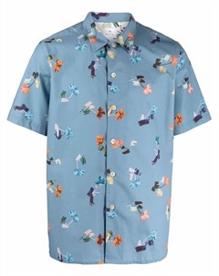 Рубашка с короткими рукавами и принтом Painted Floral Ps paul smith