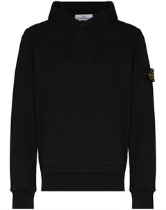 Худи с нашивкой логотипом Stone island