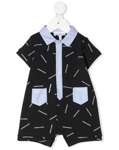 Комбинезон для новорожденного с логотипом Emporio armani kids