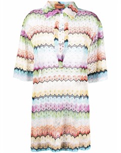 Пляжное платье с узором зигзаг Missoni