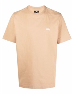 Футболка с вышитым логотипом Stussy