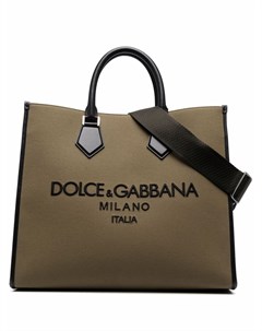 Сумка тоут с логотипом Dolce&gabbana