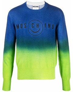 Джемпер с вышитым логотипом Moschino