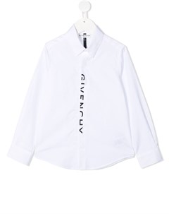 Рубашка с длинными рукавами и логотипом Givenchy kids