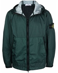 Куртка с капюшоном и нашивкой логотипом Stone island