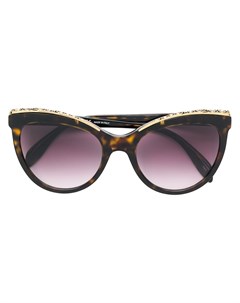 Солнцезащитные очки в оправе кошачий глаз Alexander mcqueen eyewear