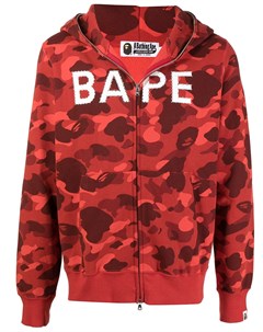 Худи на молнии с логотипом A bathing ape®