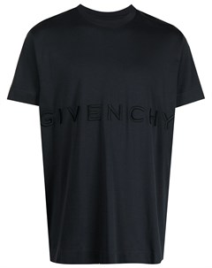 Футболка с вышитым логотипом GG Givenchy