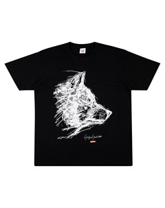 Футболка Scribble Wolf из коллаборации с Yohji Yamamoto Supreme