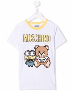 Футболка с логотипом Moschino kids