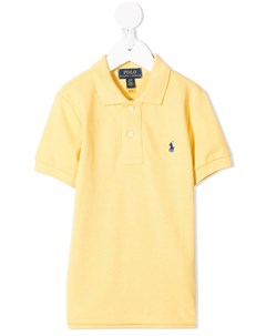 Рубашка поло с вышитым логотипом Ralph lauren kids