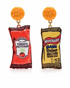 Серьги подвески Ketchup Mustard Moschino