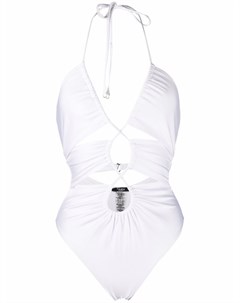 Купальник с вырезом халтер Noire swimwear