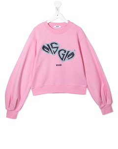 Толстовка с логотипом Msgm kids