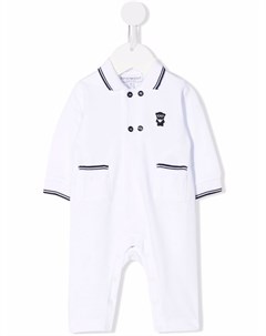 Комбинезон с вышитым логотипом Emporio armani kids