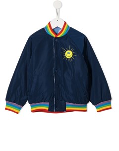 Бомбер с вышивкой Stella mccartney kids